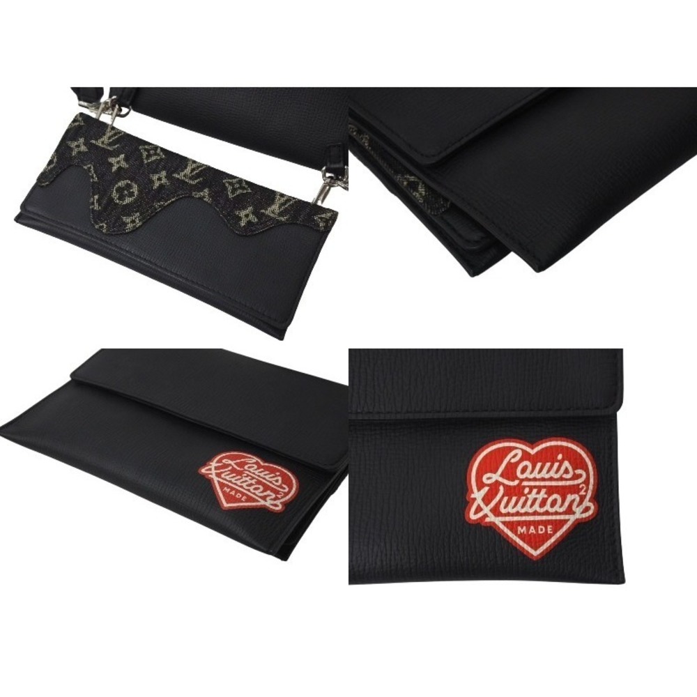 Louis Vuitton NIGO Shoulder Bag Drip Trio Pouch Black - Picture 7 of 9